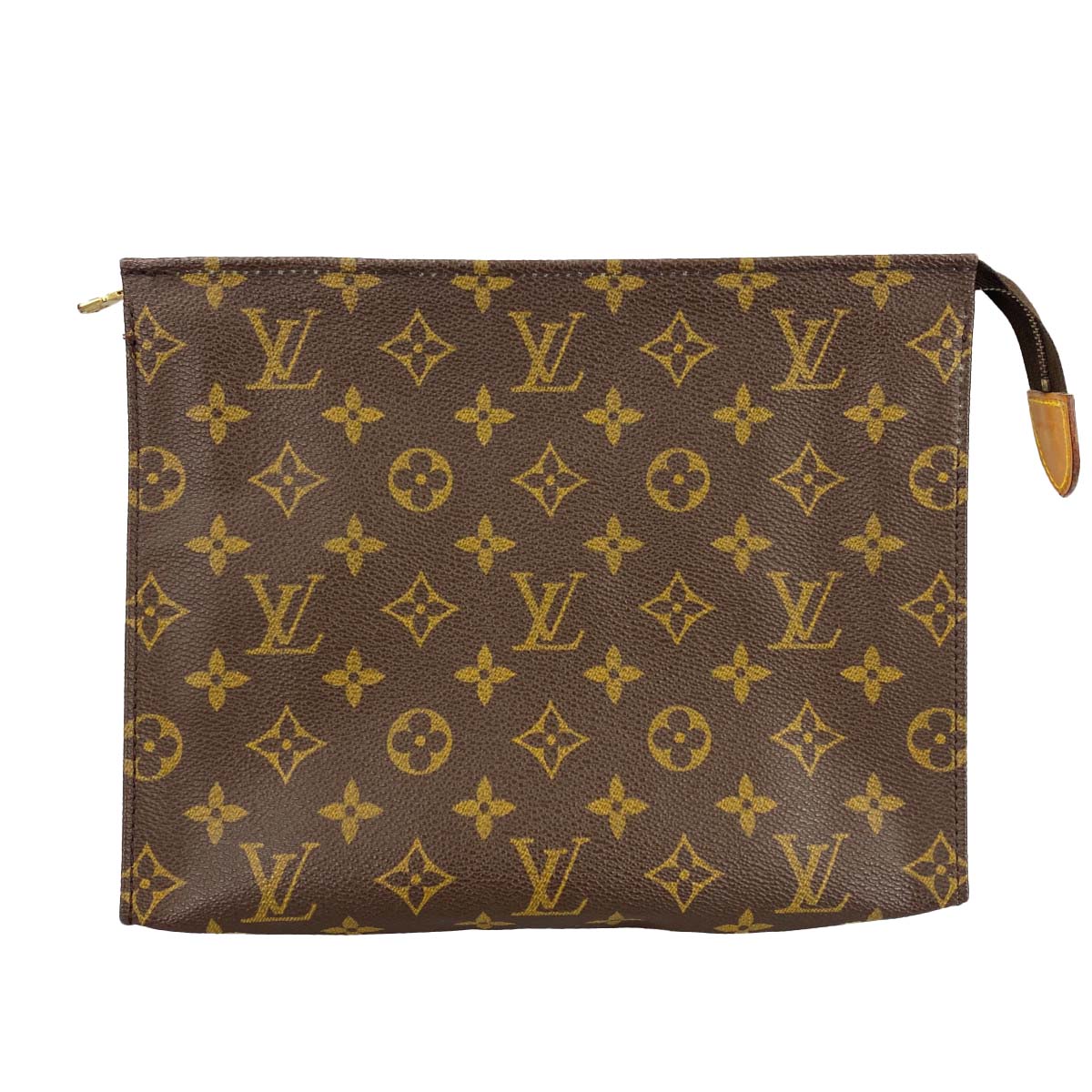 ルイ・ヴィトン モノグラム ポシェット トワレット26 ブラウン ポーチ