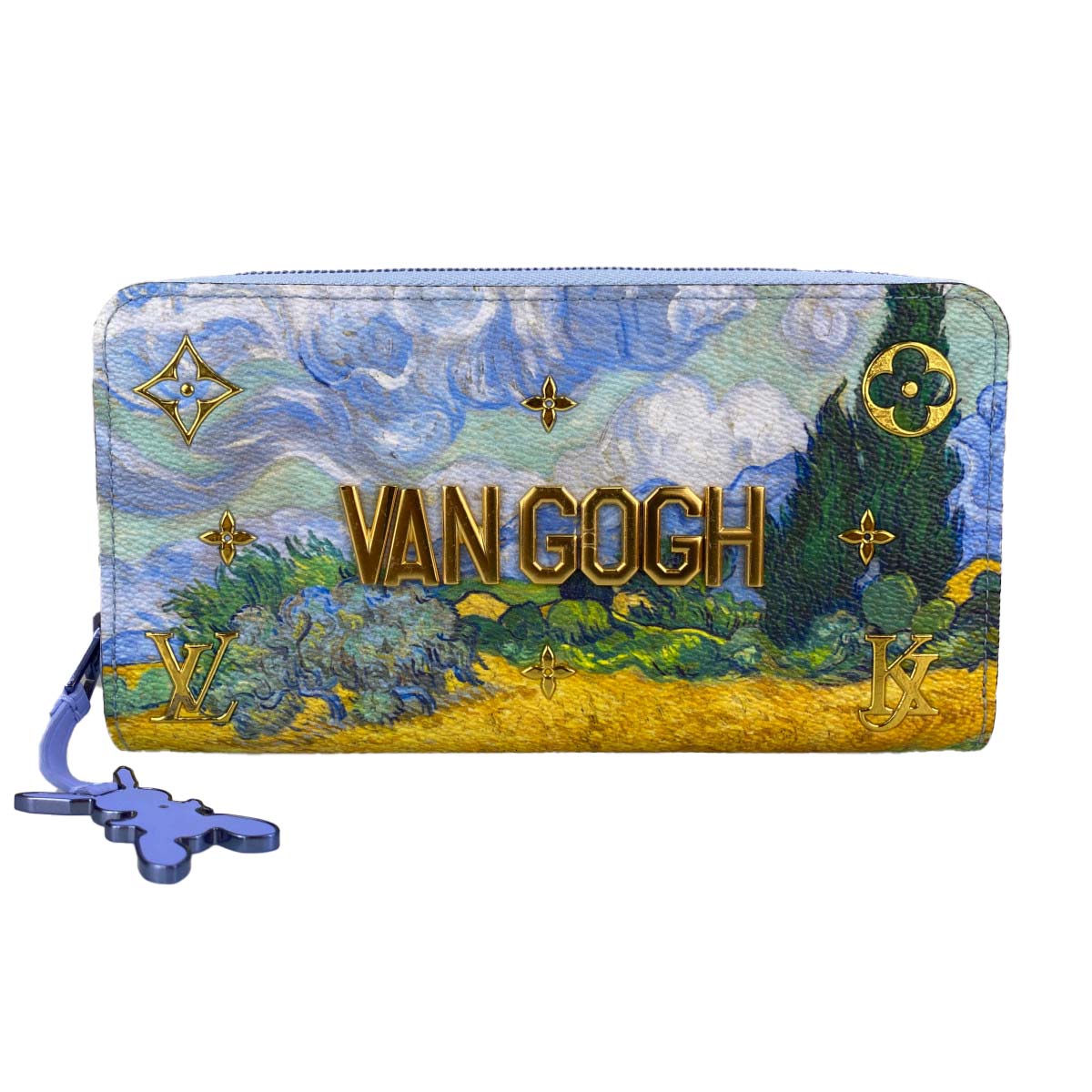 ルイ・ヴィトン マスターズコレクション ゴッホ ジッピー ウォレット マルチカラー 長財布