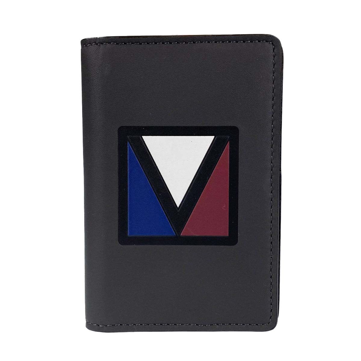 ルイ・ヴィトン Ｖライン オーガナイザー ドゥ ポッシュ ブラック 名刺入れ