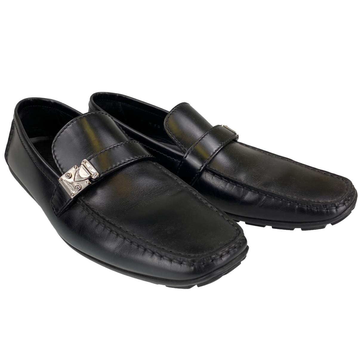 ルイ・ヴィトン ブラック ドライビングシューズ 