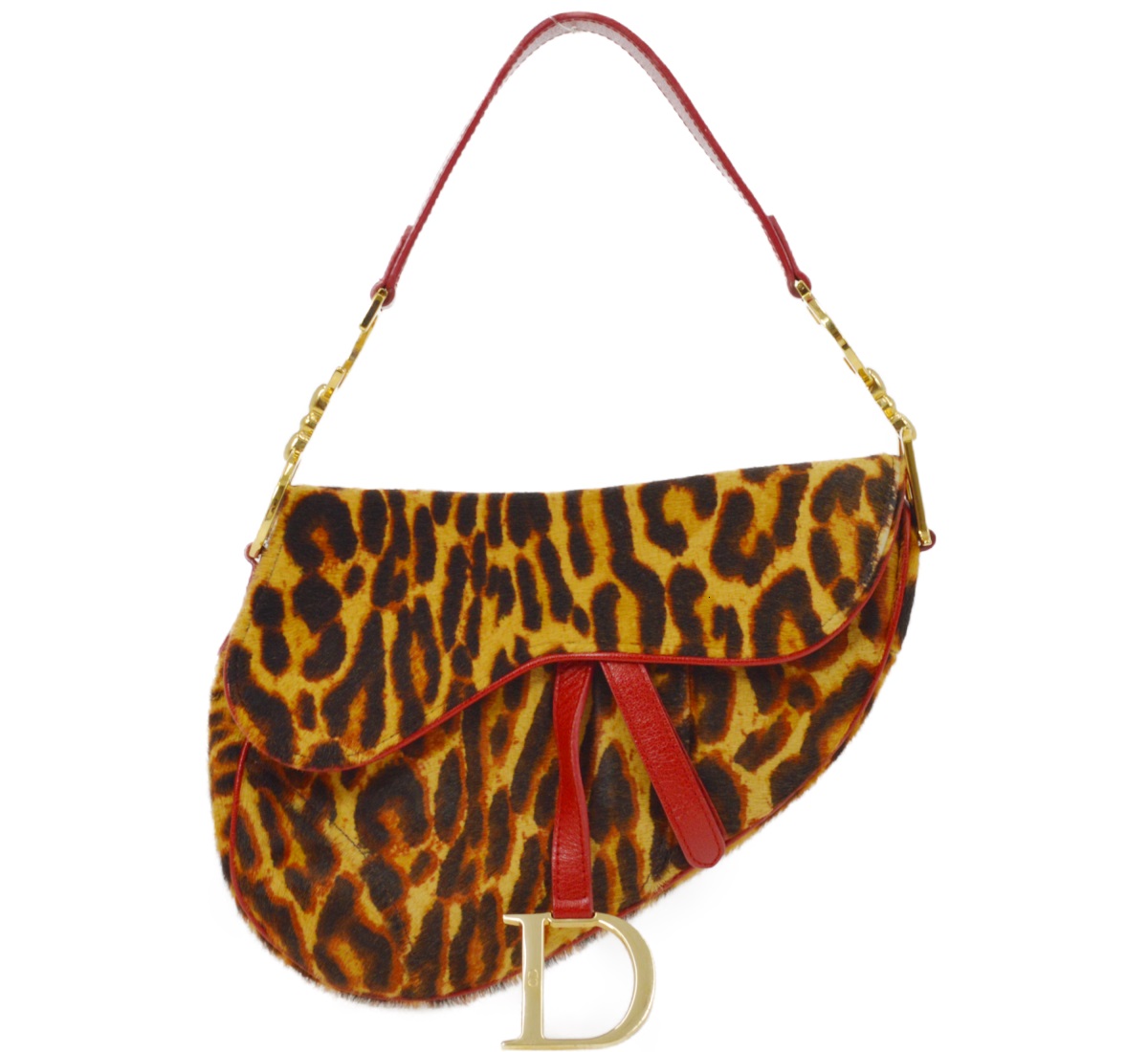 ディオール サドルバッグ ハラコ ハンドバッグ