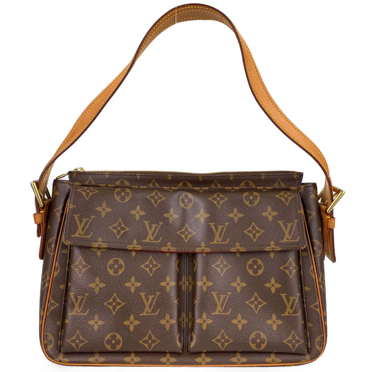 ルイ・ヴィトン モノグラム ヴィバ シテGM ブラウン ショルダーバッグ