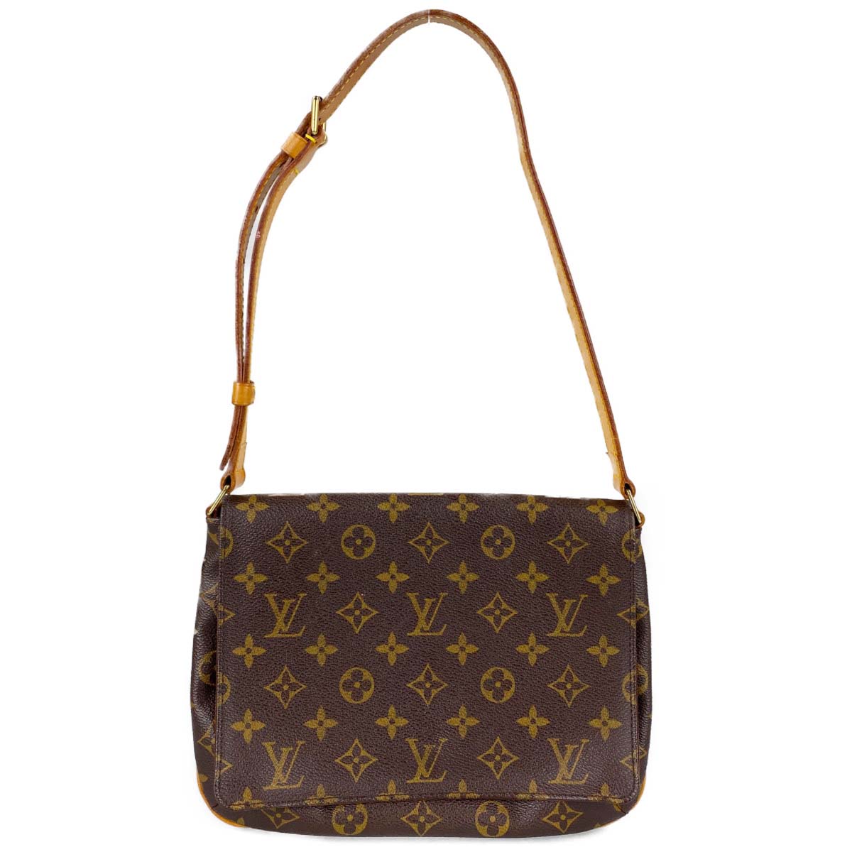 ルイ・ヴィトン モノグラム ミュゼット タンゴ ブラウン ショート ショルダーバッグ