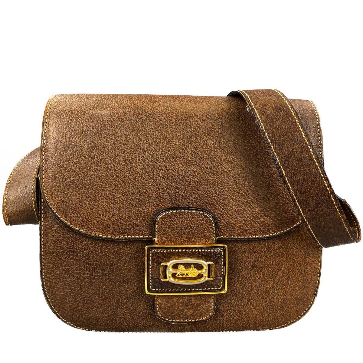 セリーヌ 馬車金具 ショルダーバッグ