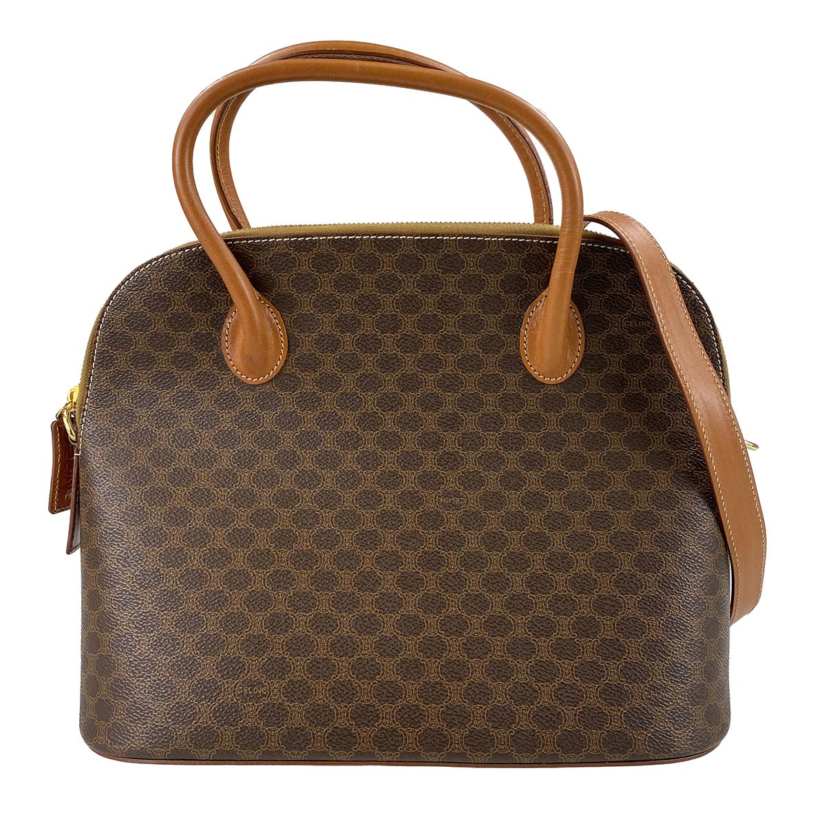 セリーヌ マカダム 2 WAY ハンドバッグ