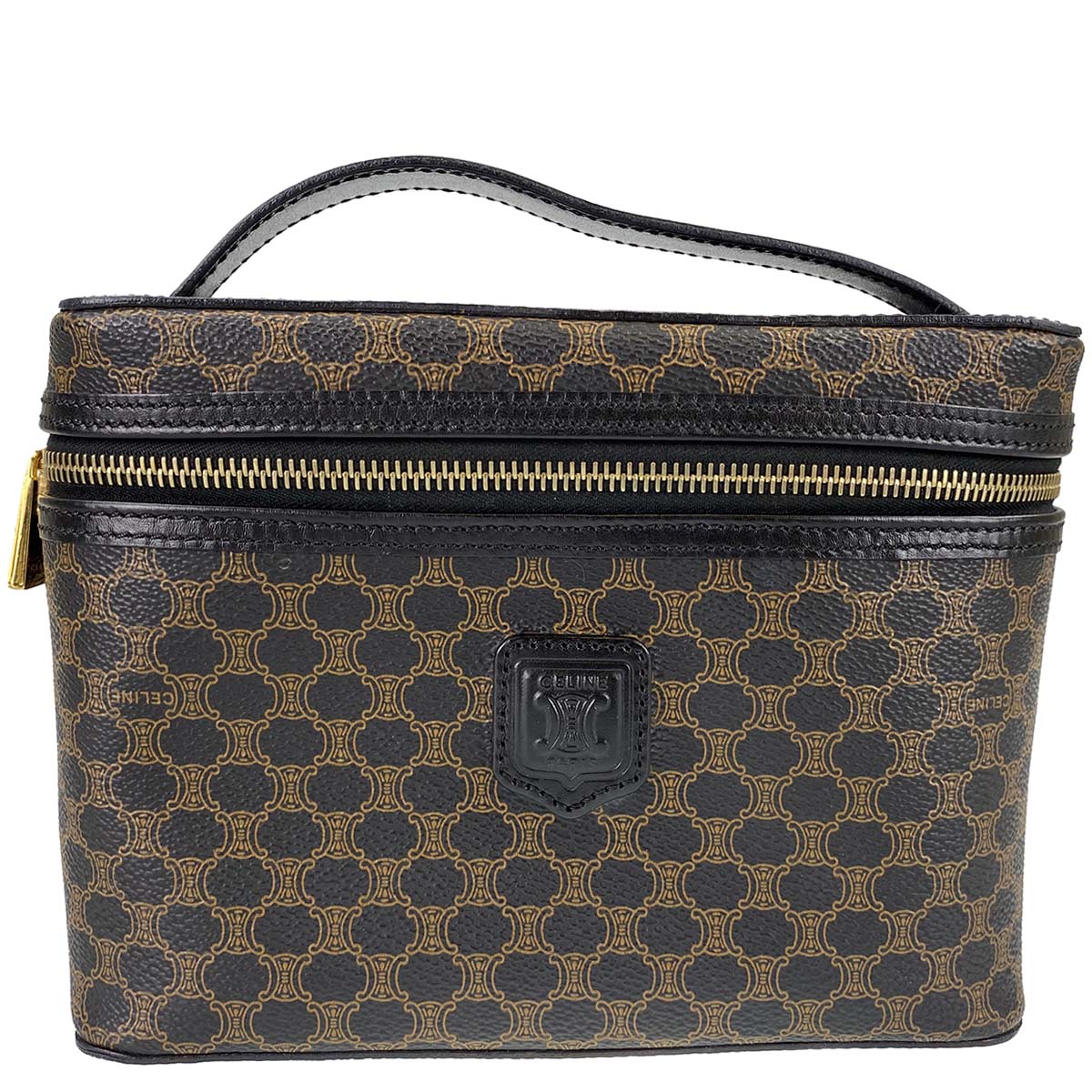 セリーヌ マカダム バニティ ハンドバッグ