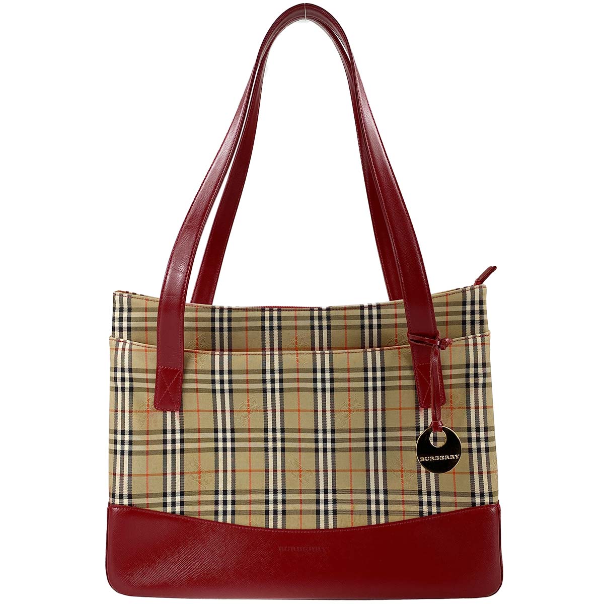 バーバリー ノバチェック トートバッグ