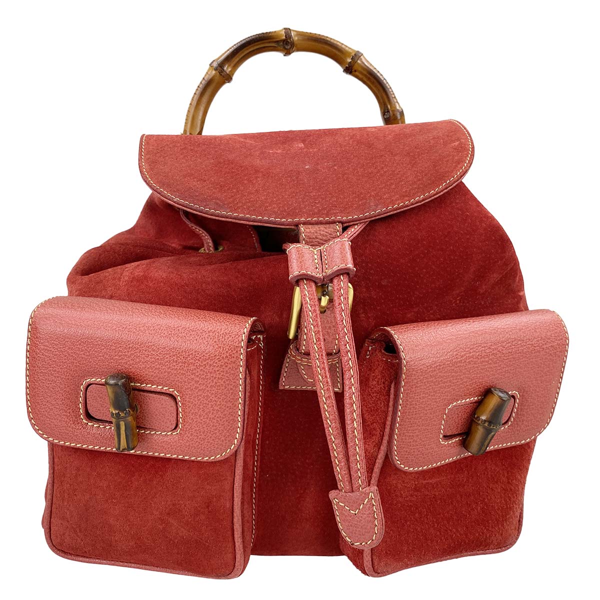 グッチ バンブー スエード リュック