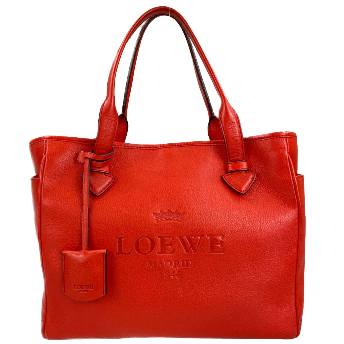 ロエベ ヘリテージ レザー トートバッグ