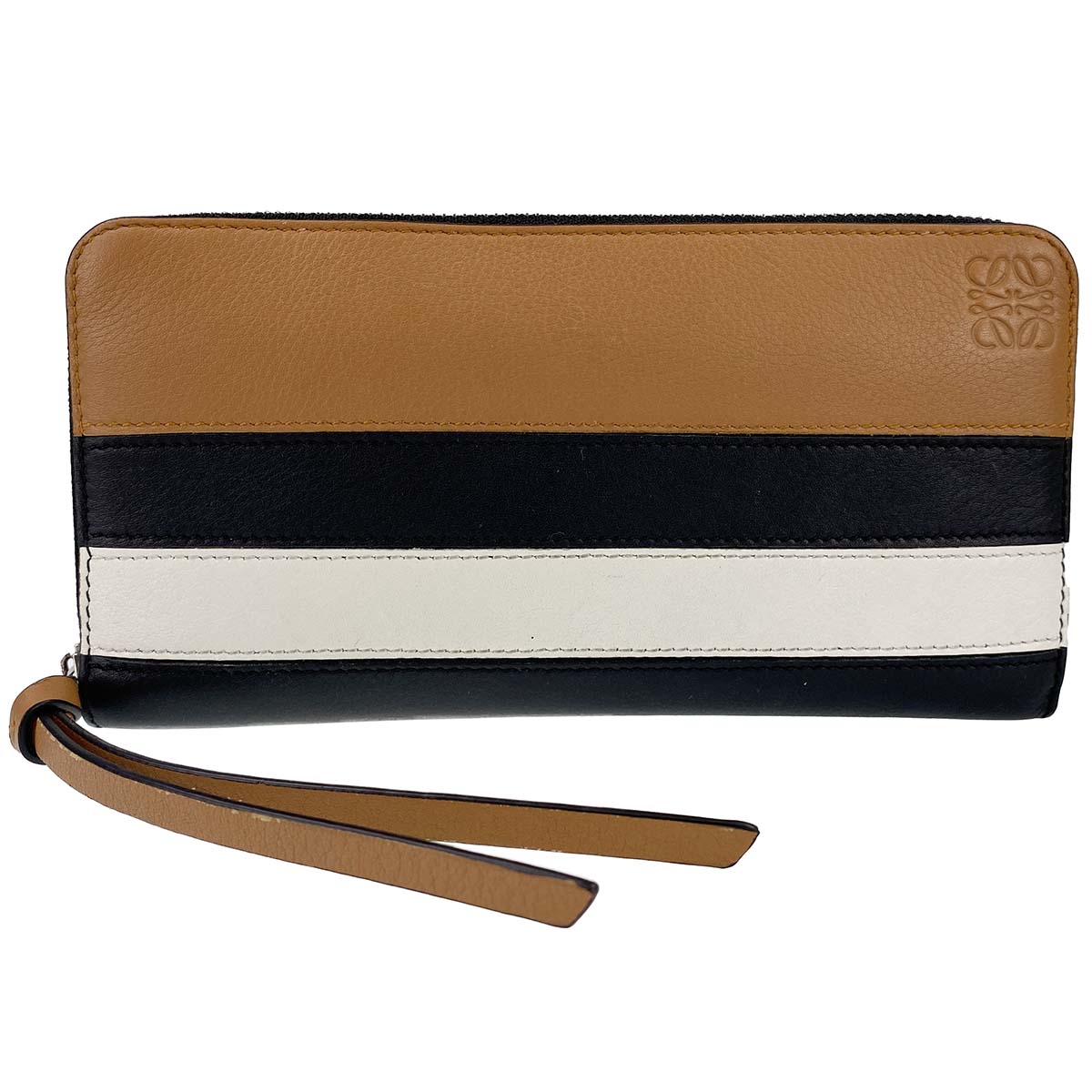 ロエベ マリンボーダー ジップアラウンド 長財布