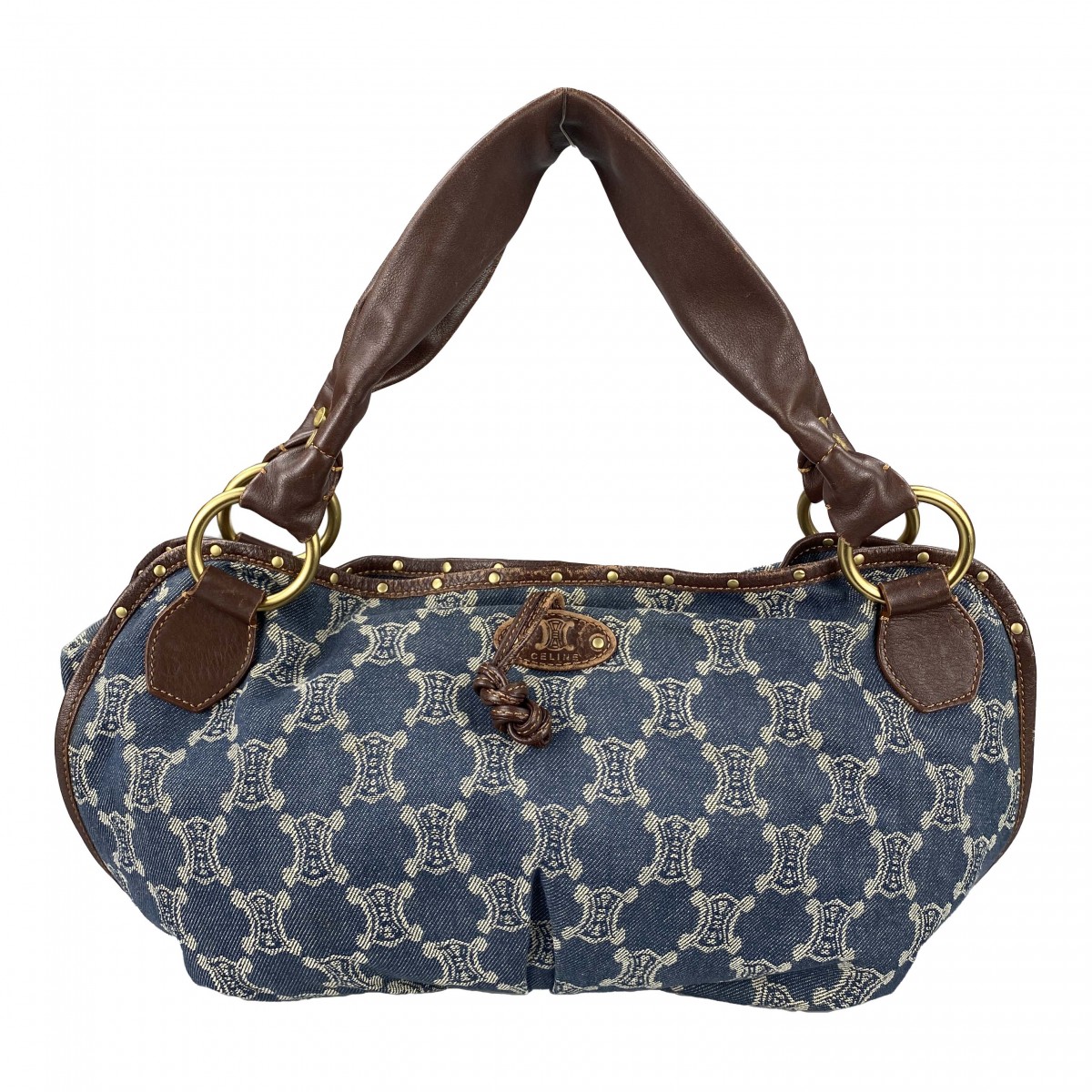 セリーヌ パリマカダム ビタースウィート デニム ショルダーバッグ