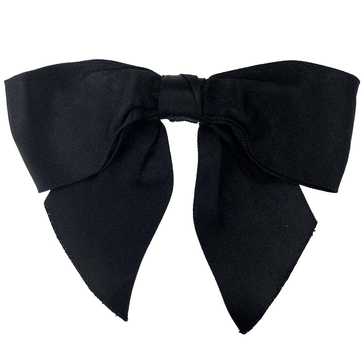 シャネル キャンバス リボン ブラック バレッタ