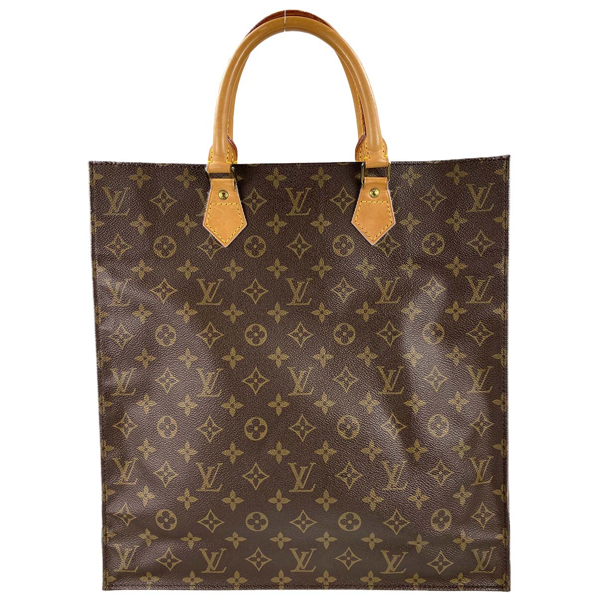 ルイ・ヴィトン モノグラム サックプラ ブラウン トートバッグ
