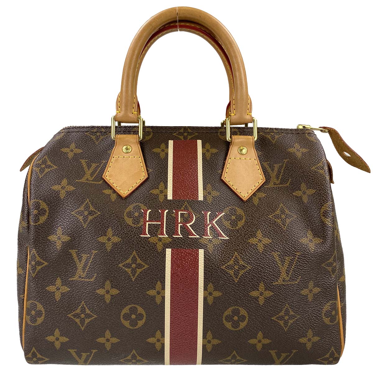 ルイ・ヴィトン モノグラム スピーディ25 マイLVヘリテージ ブラウン ハンドバッグ