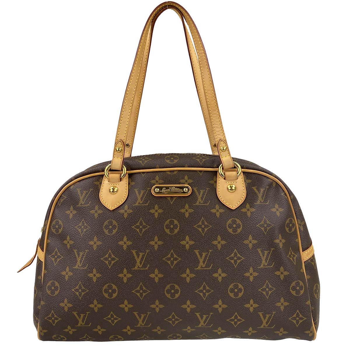 ルイ・ヴィトン モノグラム モントルグイユGM ブラウン ショルダーバッグ