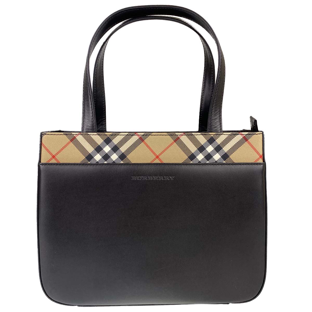 バーバリー ノバチェック トートバッグ