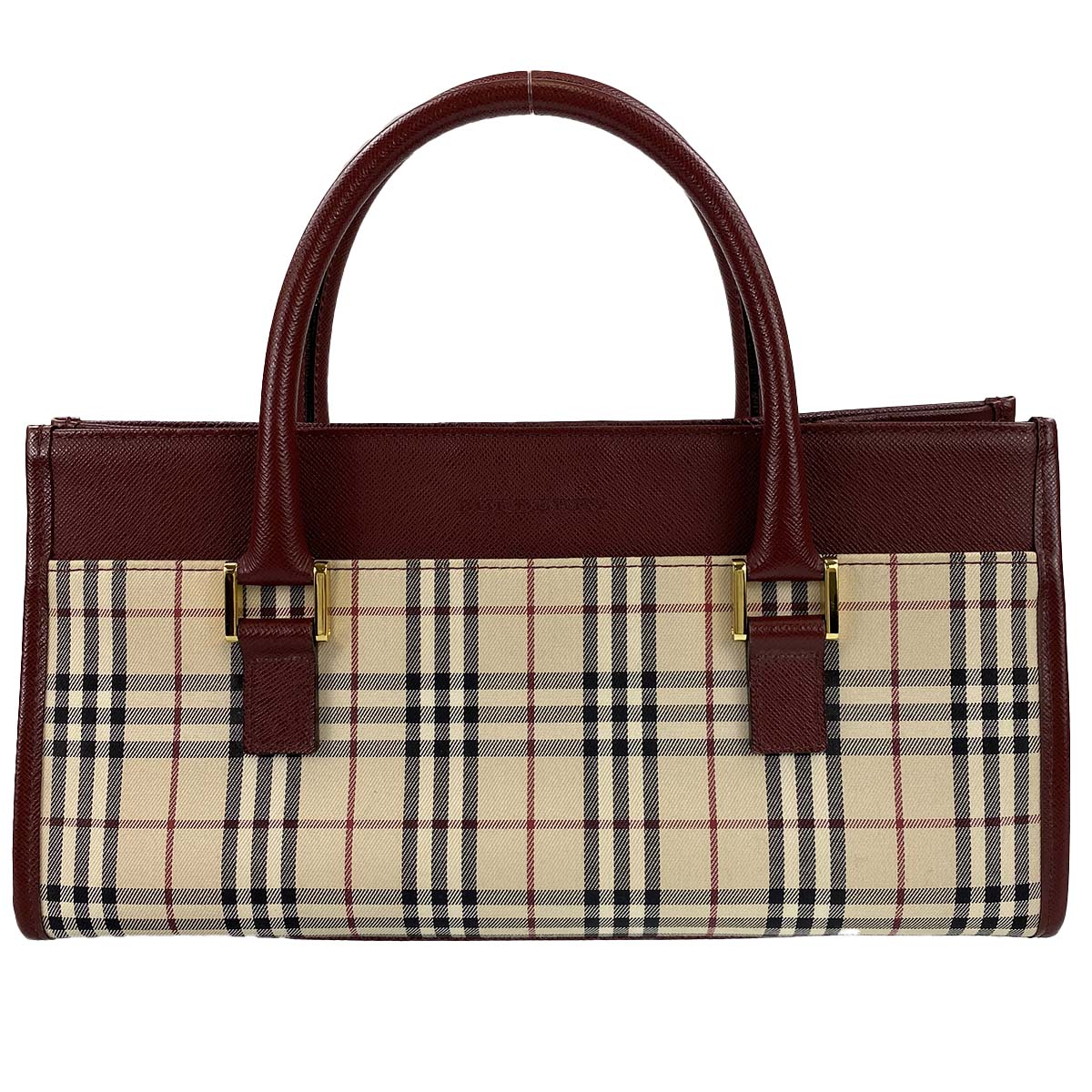 バーバリー ノバチェック ハンドバッグ