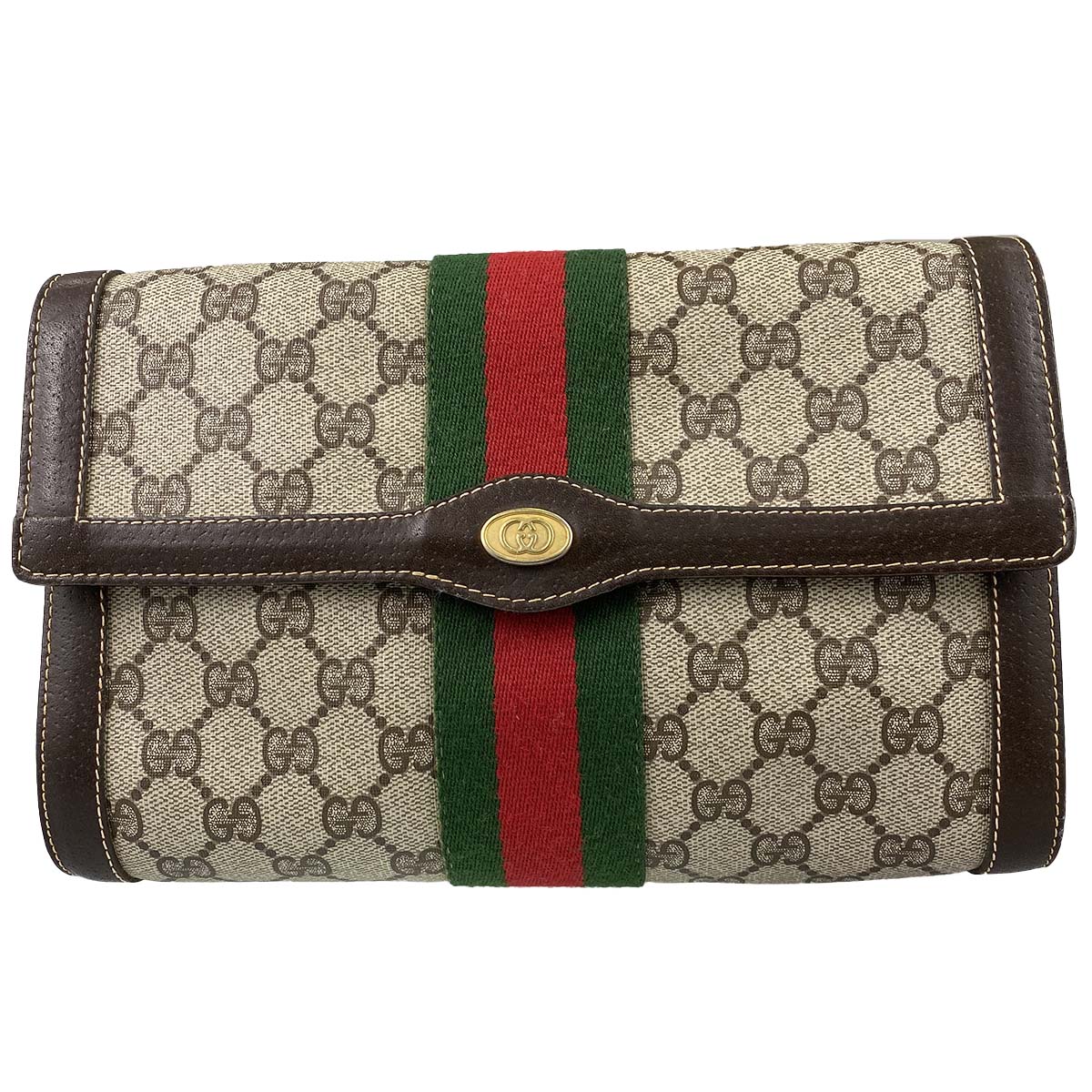 グッチ オールドグッチ シェリーライン セカンドバッグ