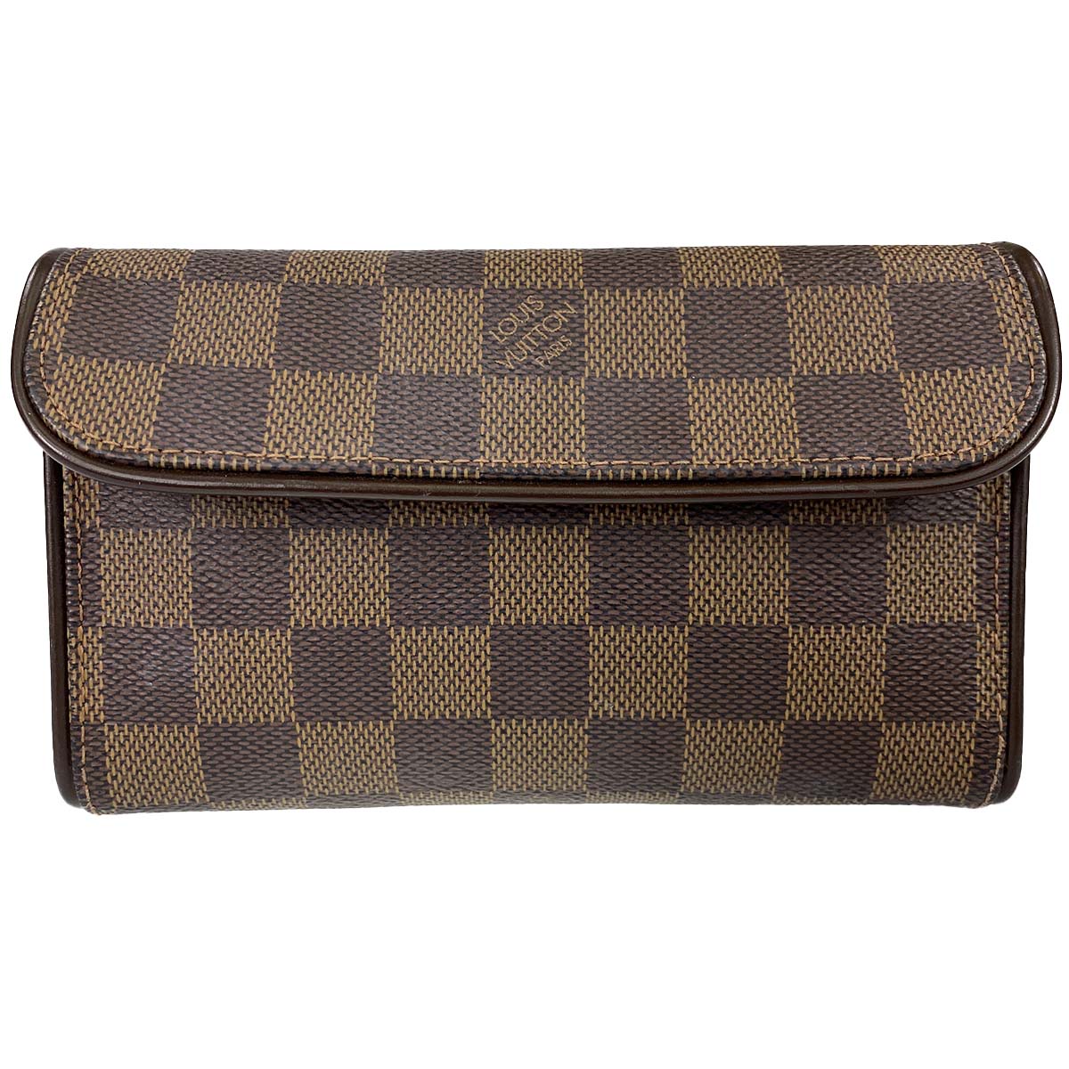 ルイ・ヴィトン ダミエ エベヌ ポシェットフロランティーヌ ブラウン ウエストバッグ