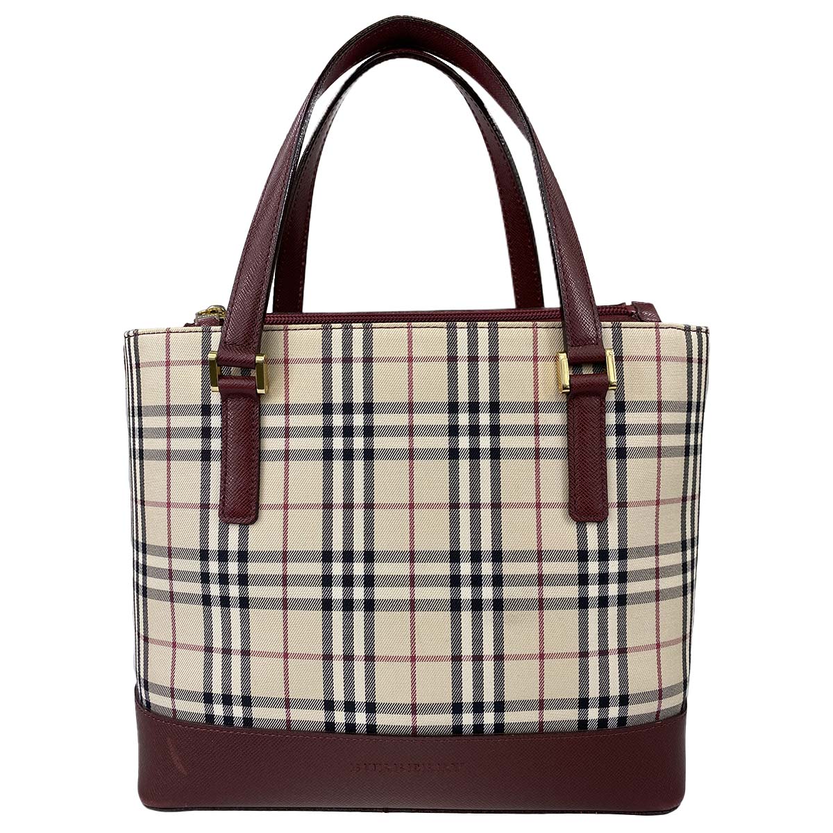 バーバリー ノバチェック トートバッグ
