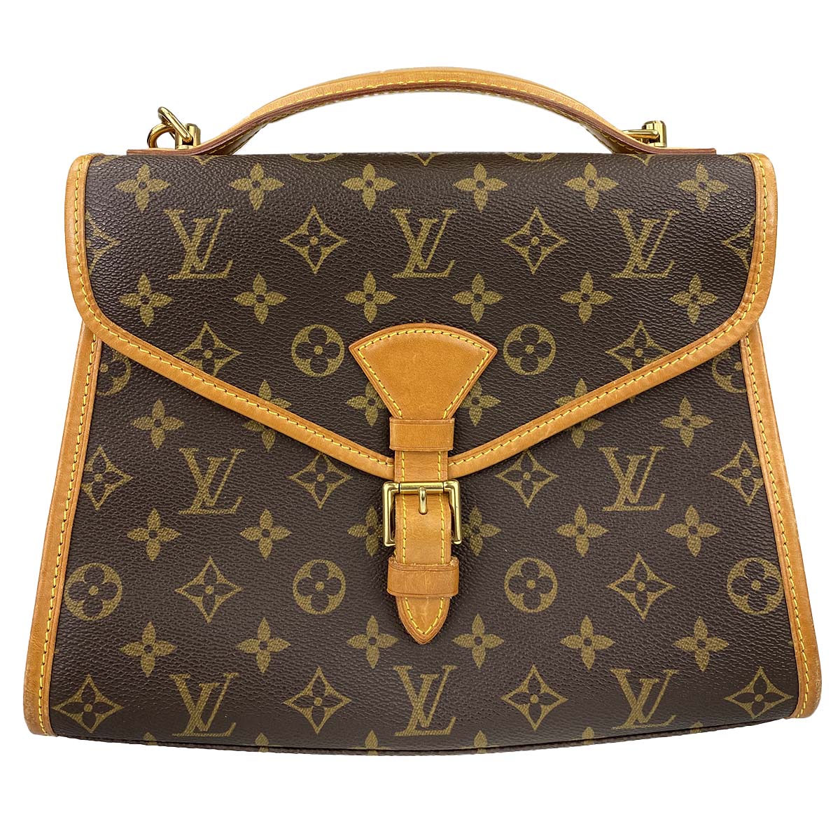 ルイ・ヴィトン モノグラム ベルエア ブラウン 2WAY ハンドバッグ