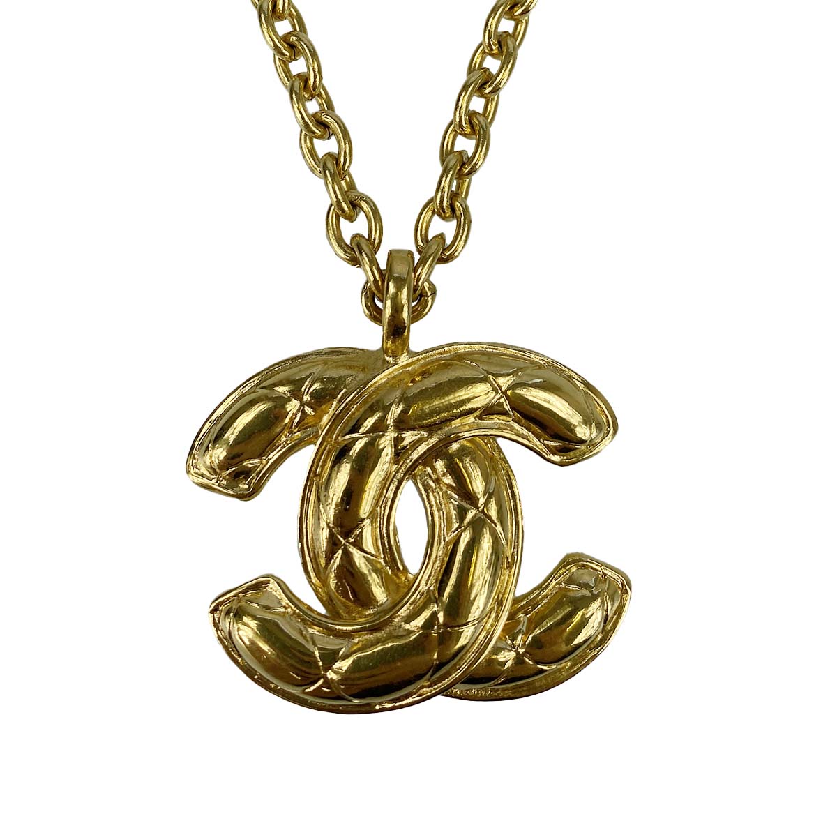 シャネル ゴールドメッキ CCロゴ ゴールド ネックレス