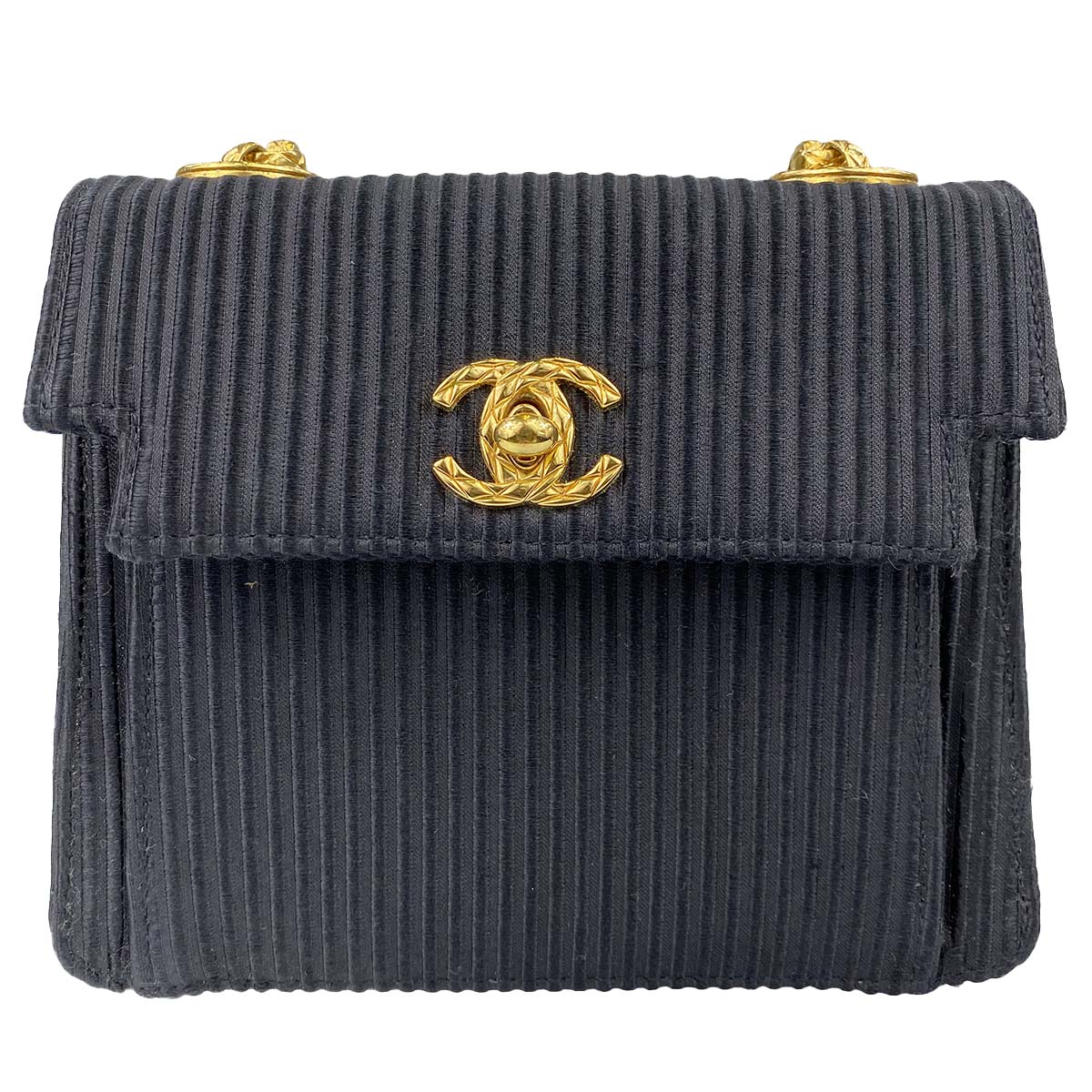 シャネル マドモアゼル ブラック ショルダーバッグ