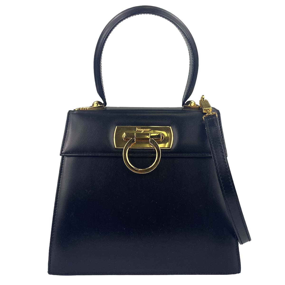 フェラガモ ガンチーニ 2WAY ハンドバッグ