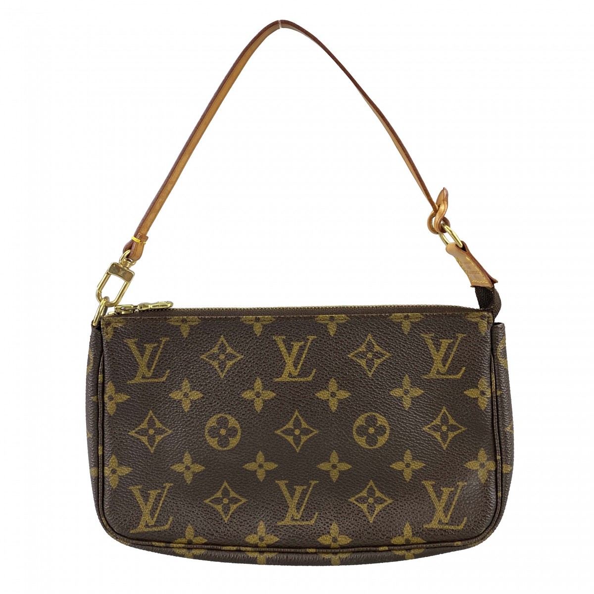 ルイ・ヴィトン モノグラム ポシェット アクセソワール ブラウン ポーチ