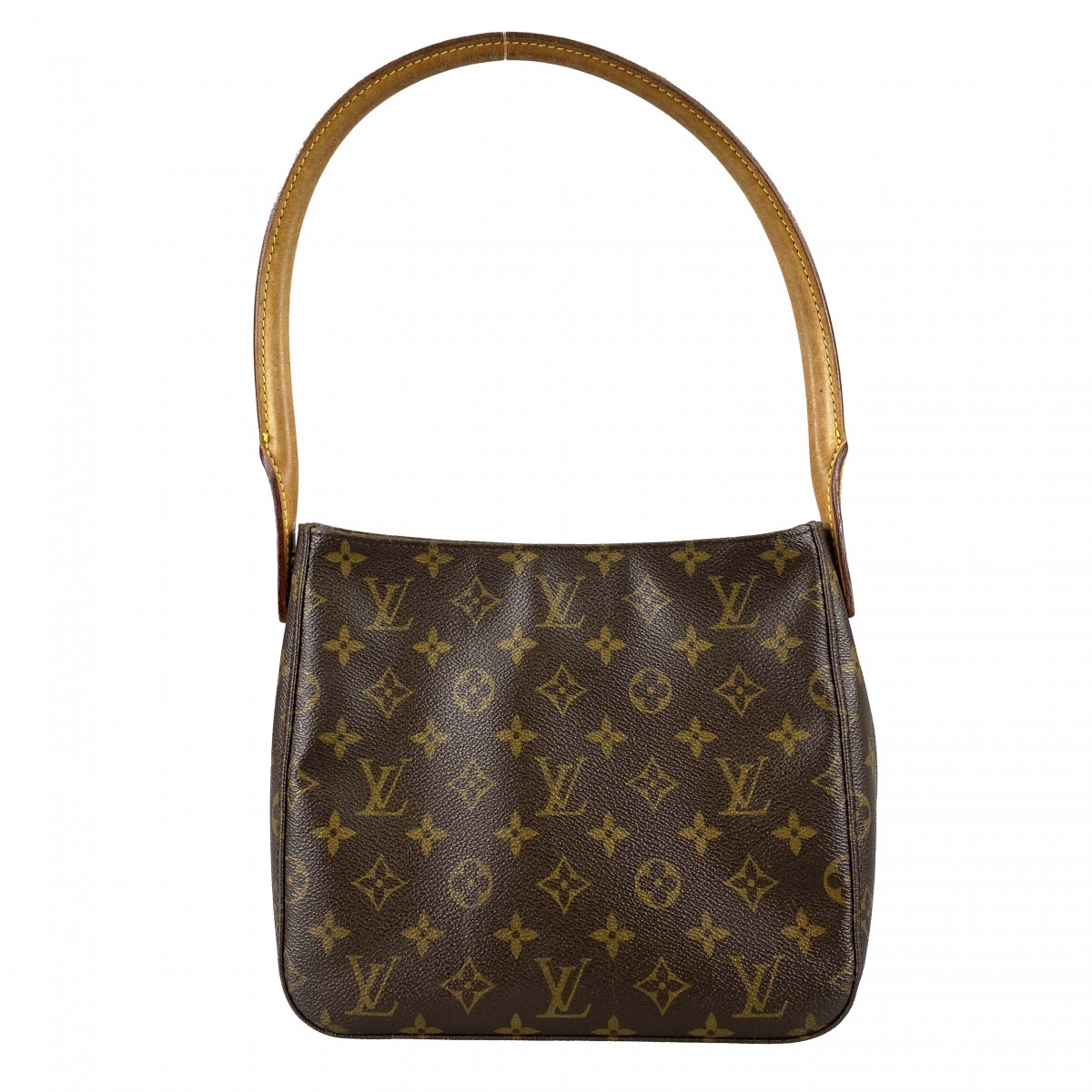 ルイ・ヴィトン モノグラム ルーピングMM ブラウン ショルダーバッグ