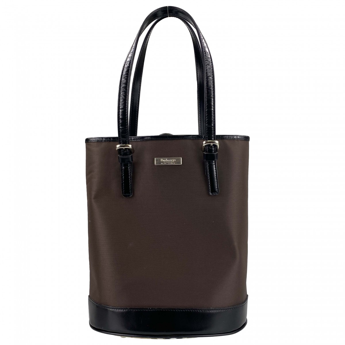 バーバリー ノバチェック バケツ型 トートバッグ