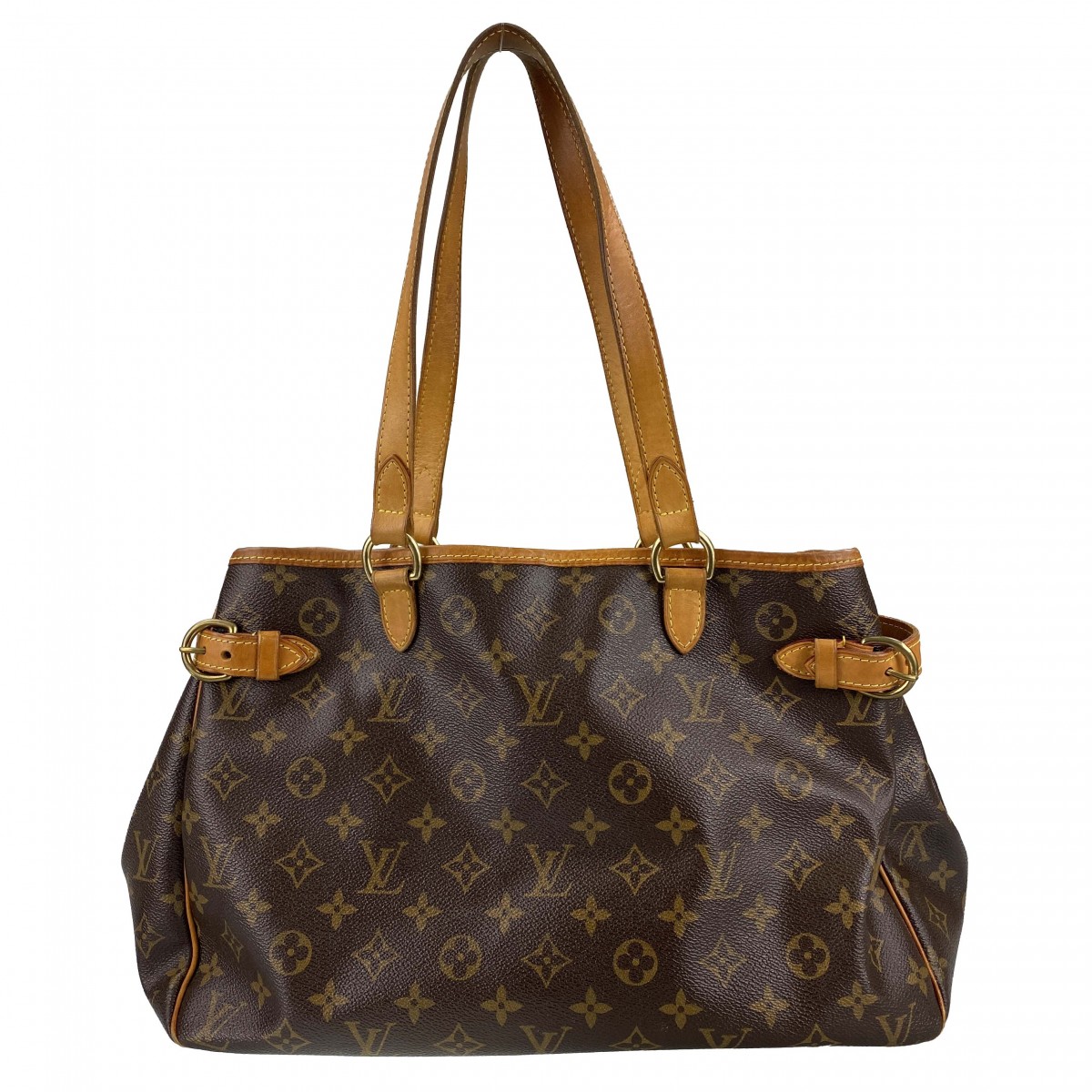 ルイ・ヴィトン モノグラム バティニョール オリゾンタル ブラウン トートバッグ