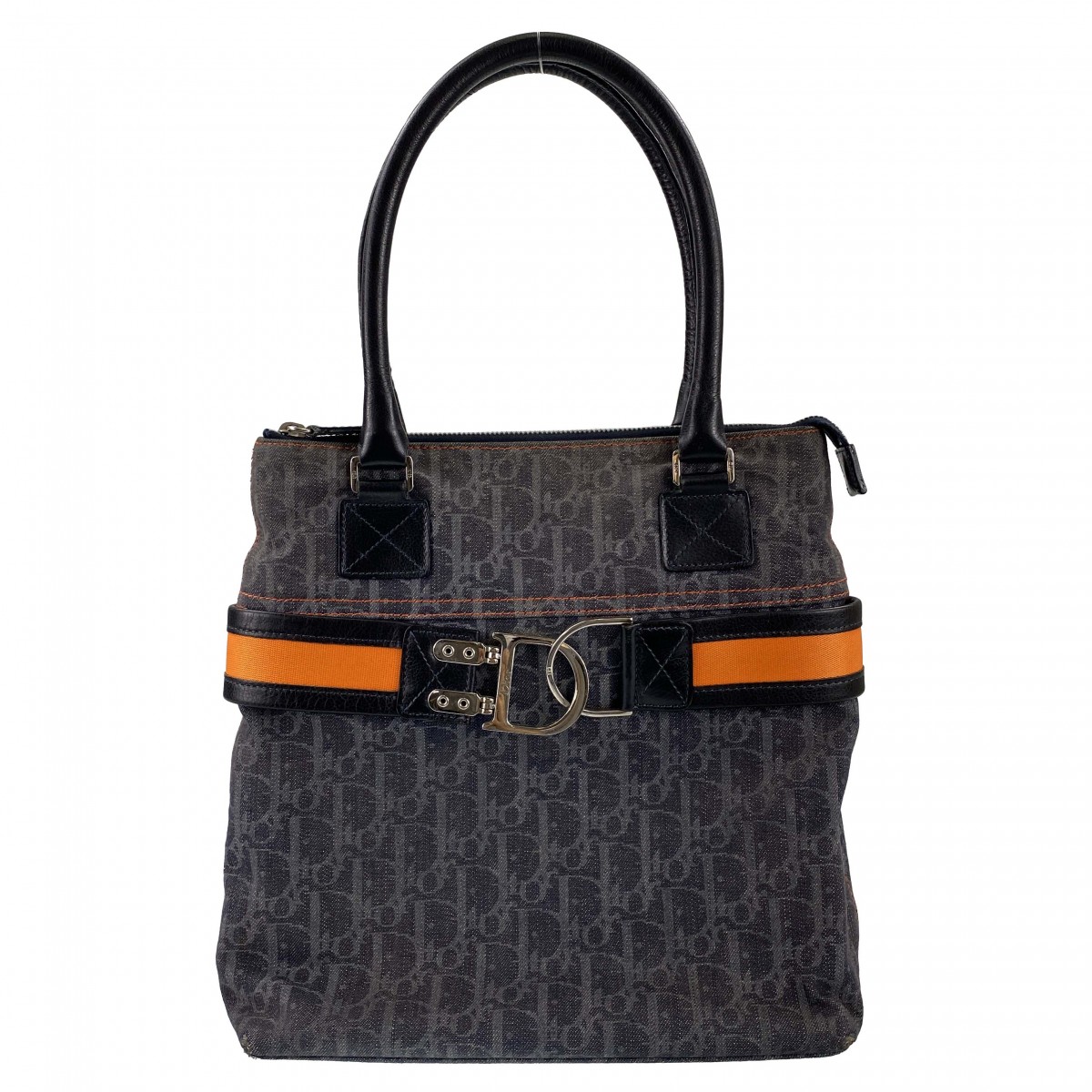 ディオール フライトライン トロッター キャンバス ネイビー トートバッグ