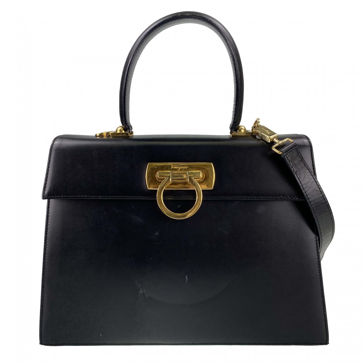 フェラガモ ガンチーニ 2WAY ハンドバッグ