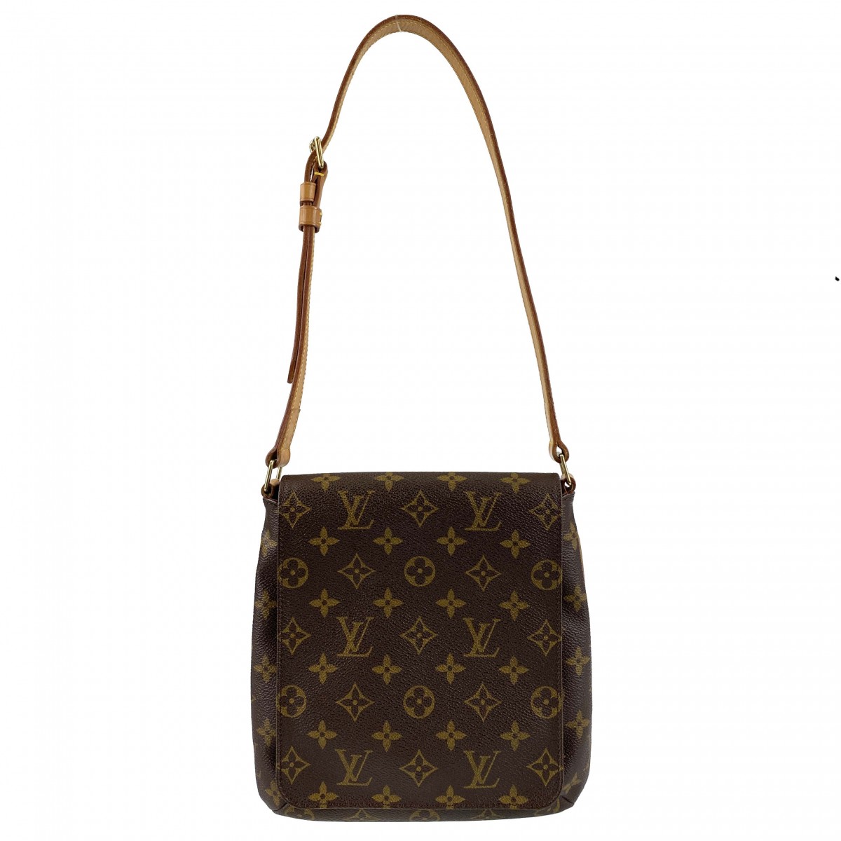 ルイ・ヴィトン モノグラム ミュゼット サルサ ブラウン ロング ショルダーバッグ