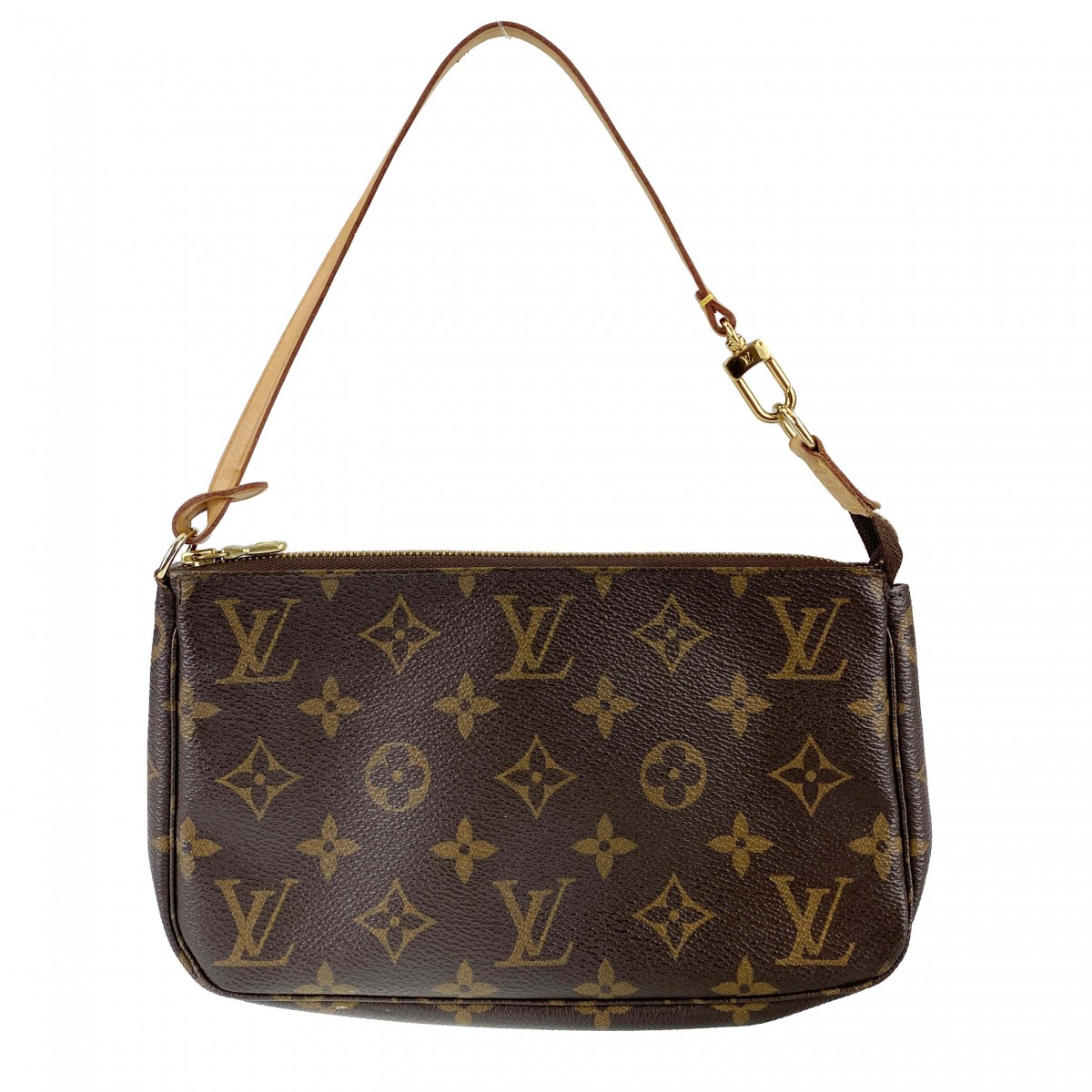 ルイ・ヴィトン モノグラム ポシェット アクセソワール ブラウン ポーチ