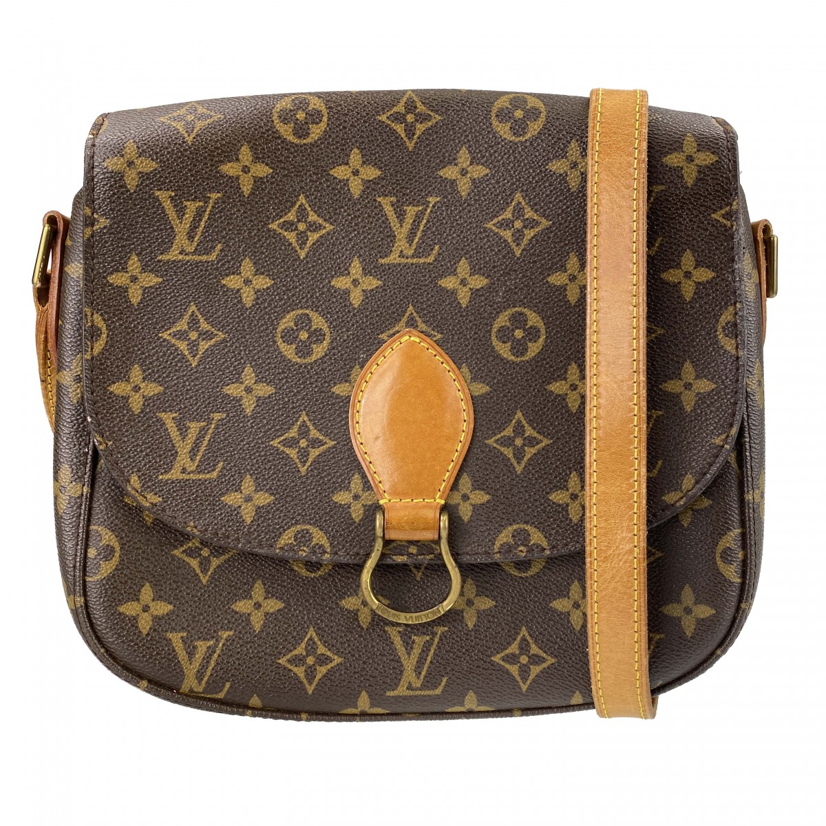 ルイ・ヴィトン モノグラム サンクルーGM ブラウン ショルダーバッグ
