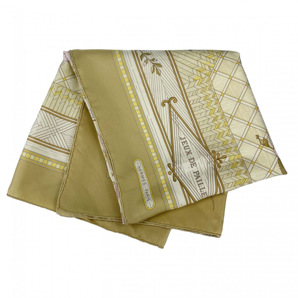 エルメス カレ 90 シルク ゴールド スカーフ