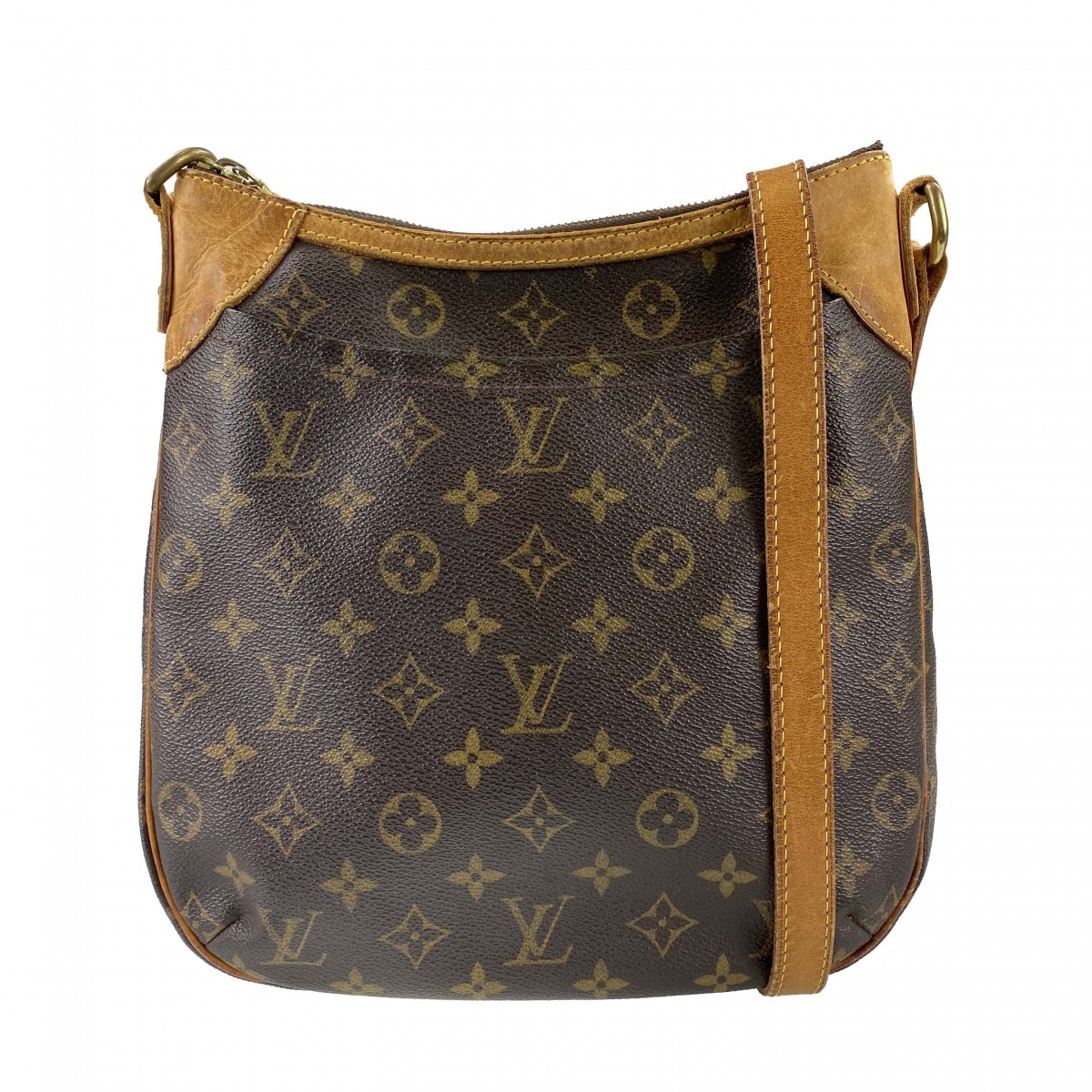 ルイ・ヴィトン モノグラム オデオンPM ブラウン ショルダーバッグ