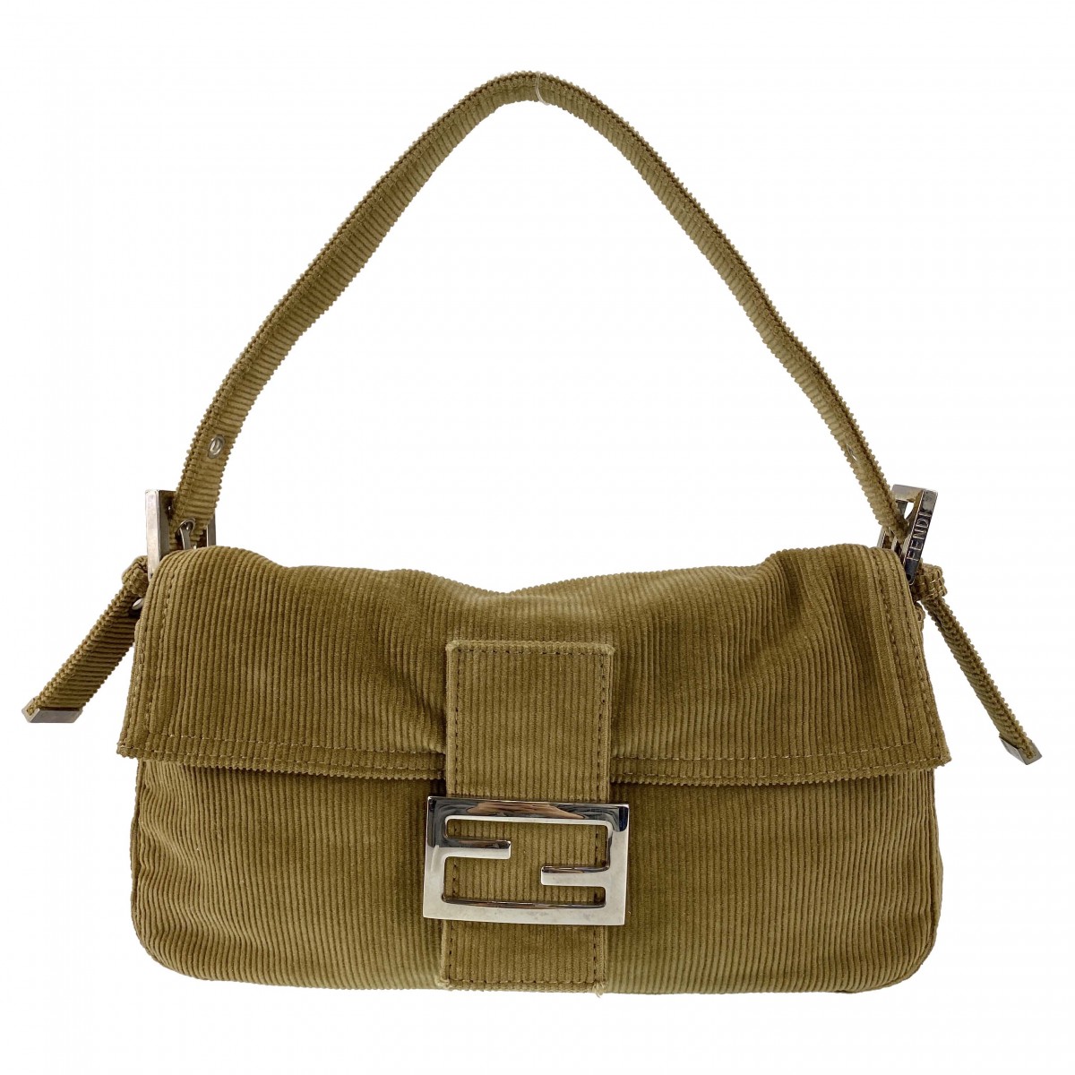 フェンディ マンマバゲット コーデュロイ ショルダーバッグ