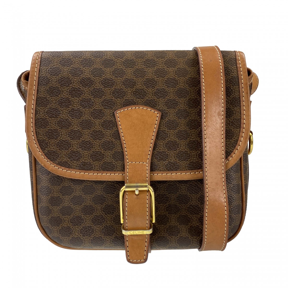 セリーヌ マカダム ショルダーバッグ