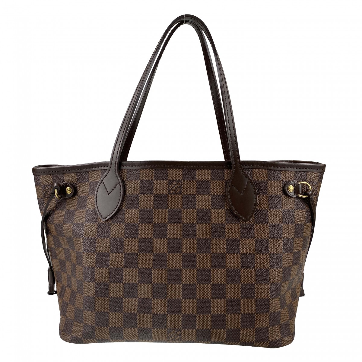 ルイ・ヴィトン ダミエ エベヌ ネヴァーフルPM ブラウン トートバッグ