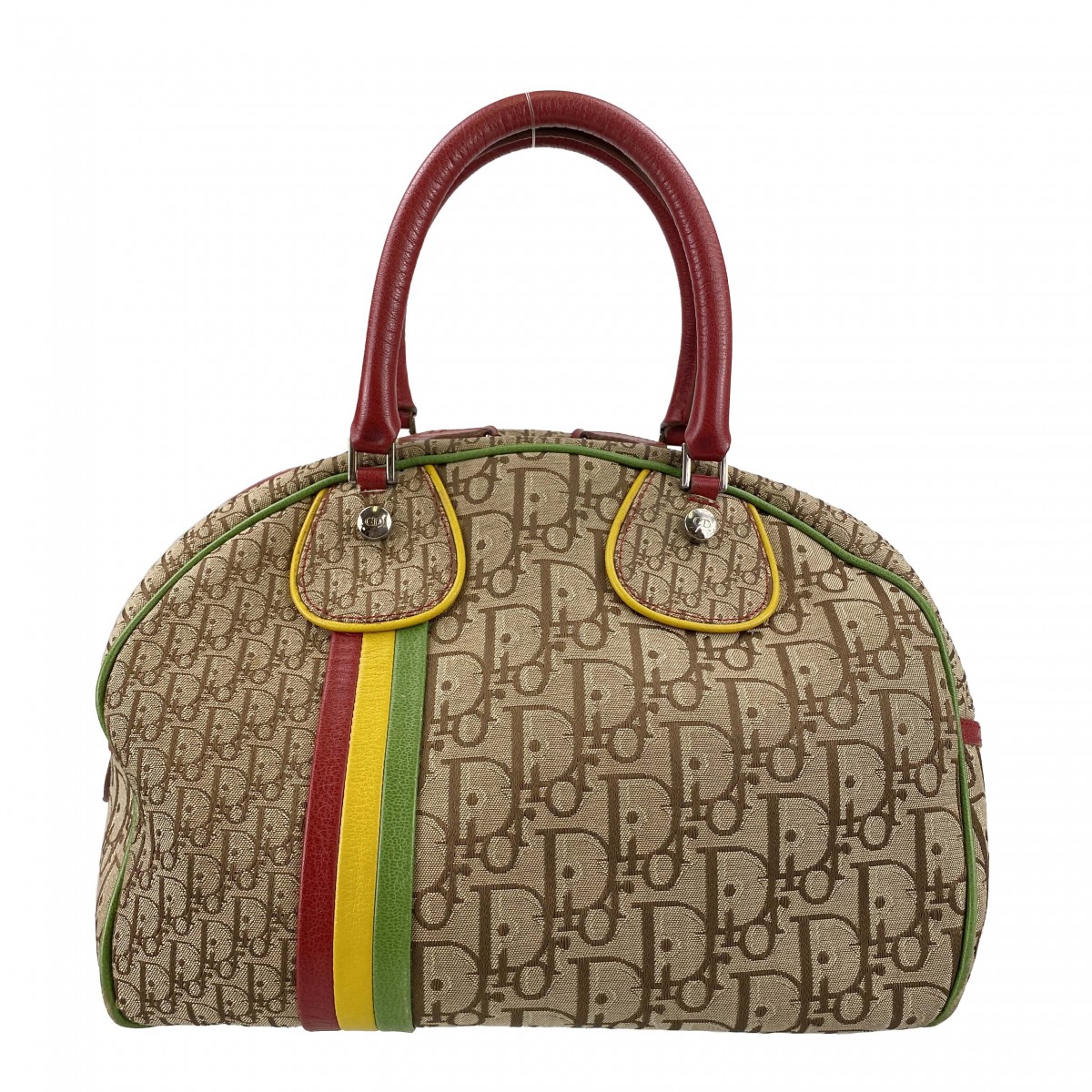 ディオール トロッター ラスタカラー ボウラー ハンドバッグ