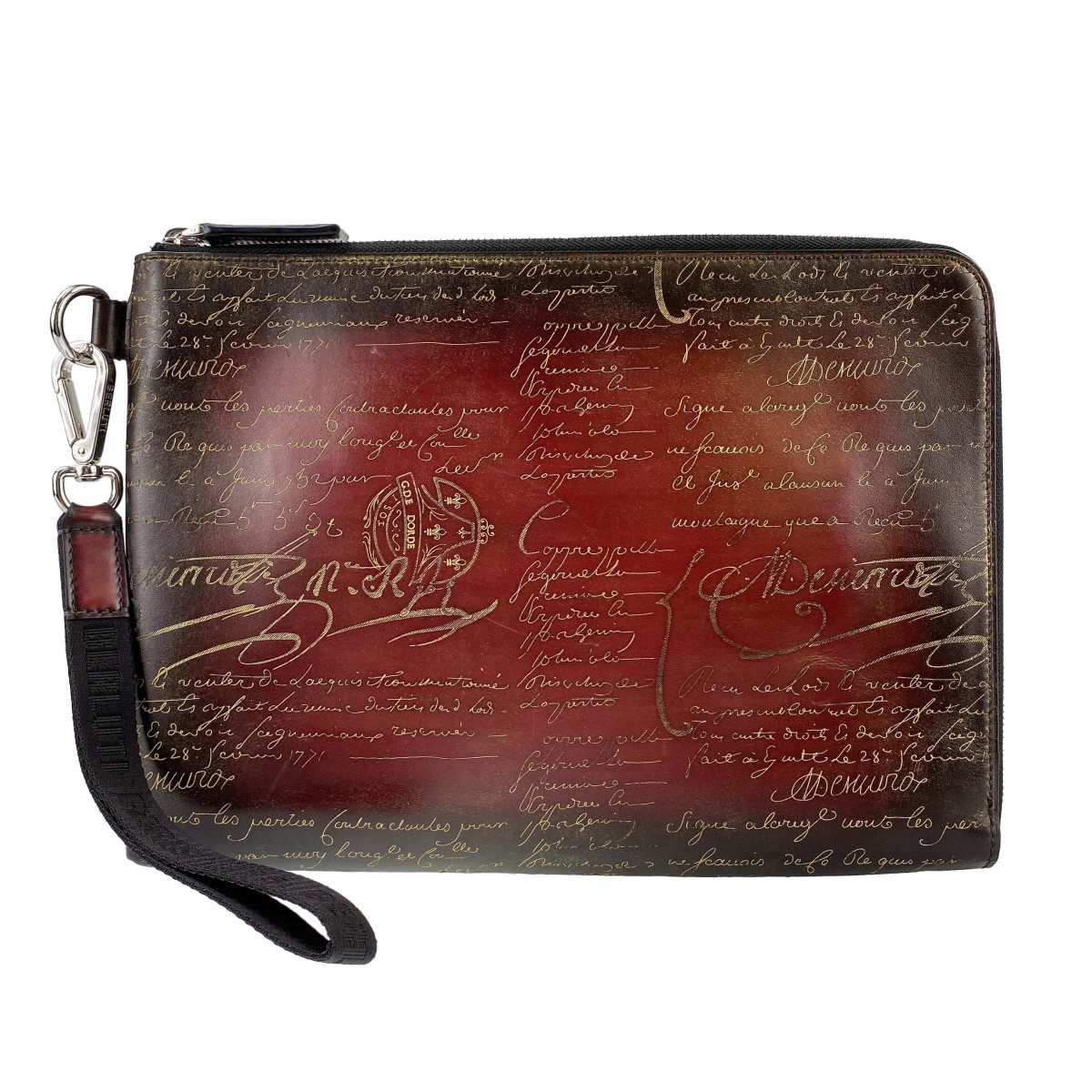 ベルルッティ ニノ バティーヌ ストラップ付 セカンドバッグ