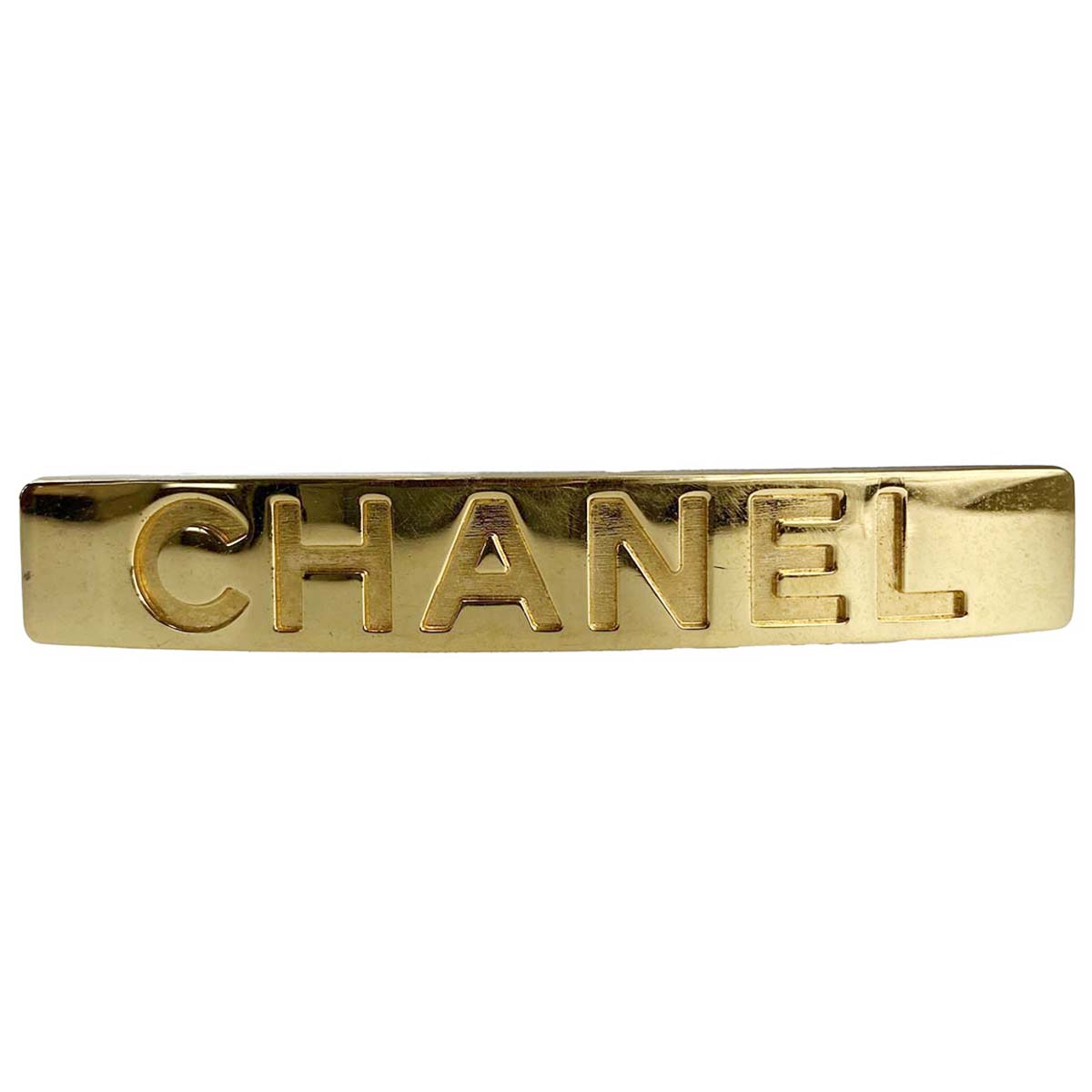 シャネル ゴールドメッキ バレッタ 