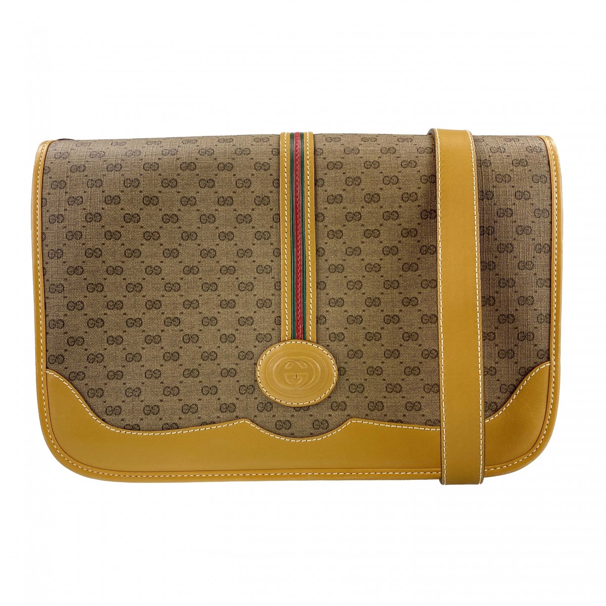 グッチ マイクロGG シェリーライン ショルダーバッグ