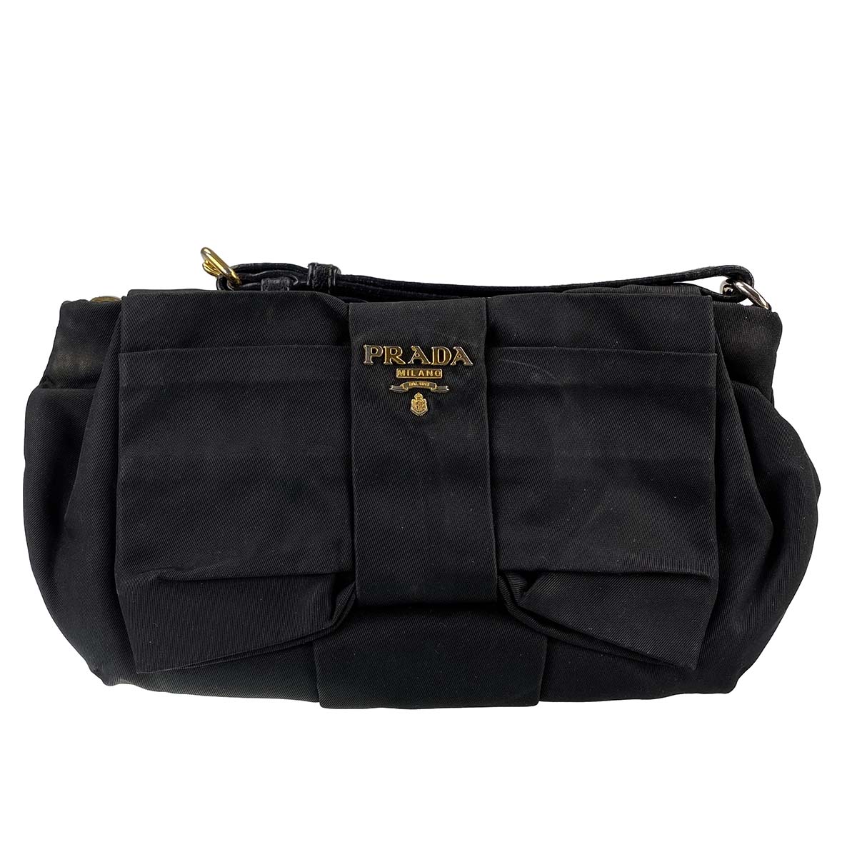 プラダ リボン ナイロン ポーチ