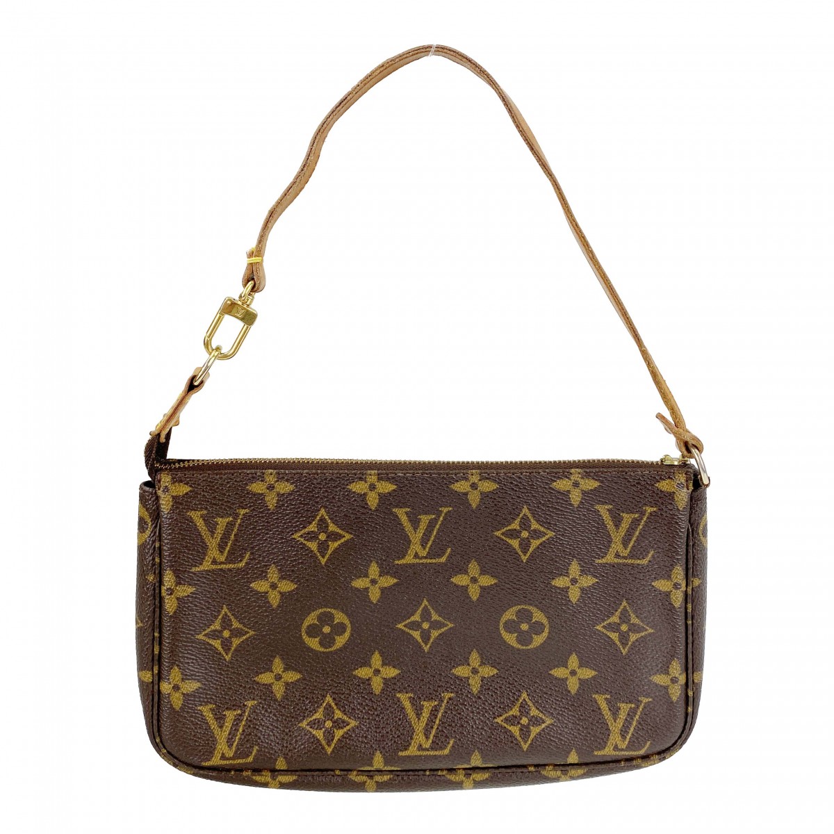 ルイ・ヴィトン モノグラム ポシェット アクセソワール ブラウン ポーチ