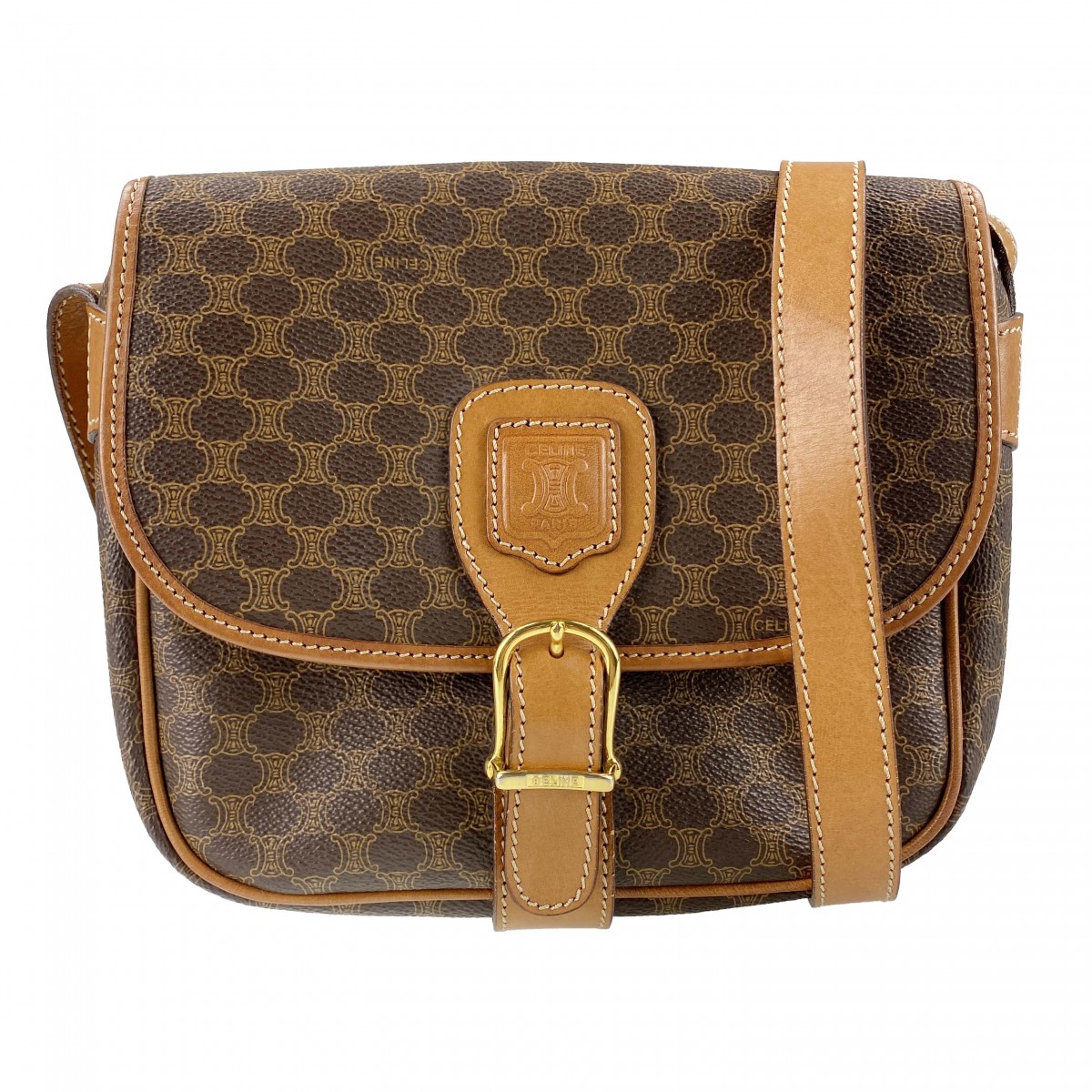 セリーヌ マカダム ショルダーバッグ