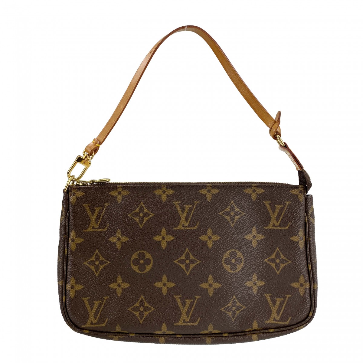 ルイ・ヴィトン モノグラム ポシェット アクセソワール ブラウン ポーチ